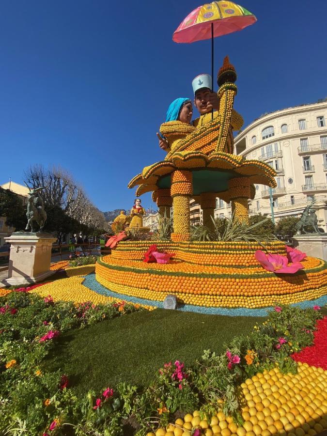 Queen Riviera : Climatisation, Parking, Terrasse Menton Exterior foto