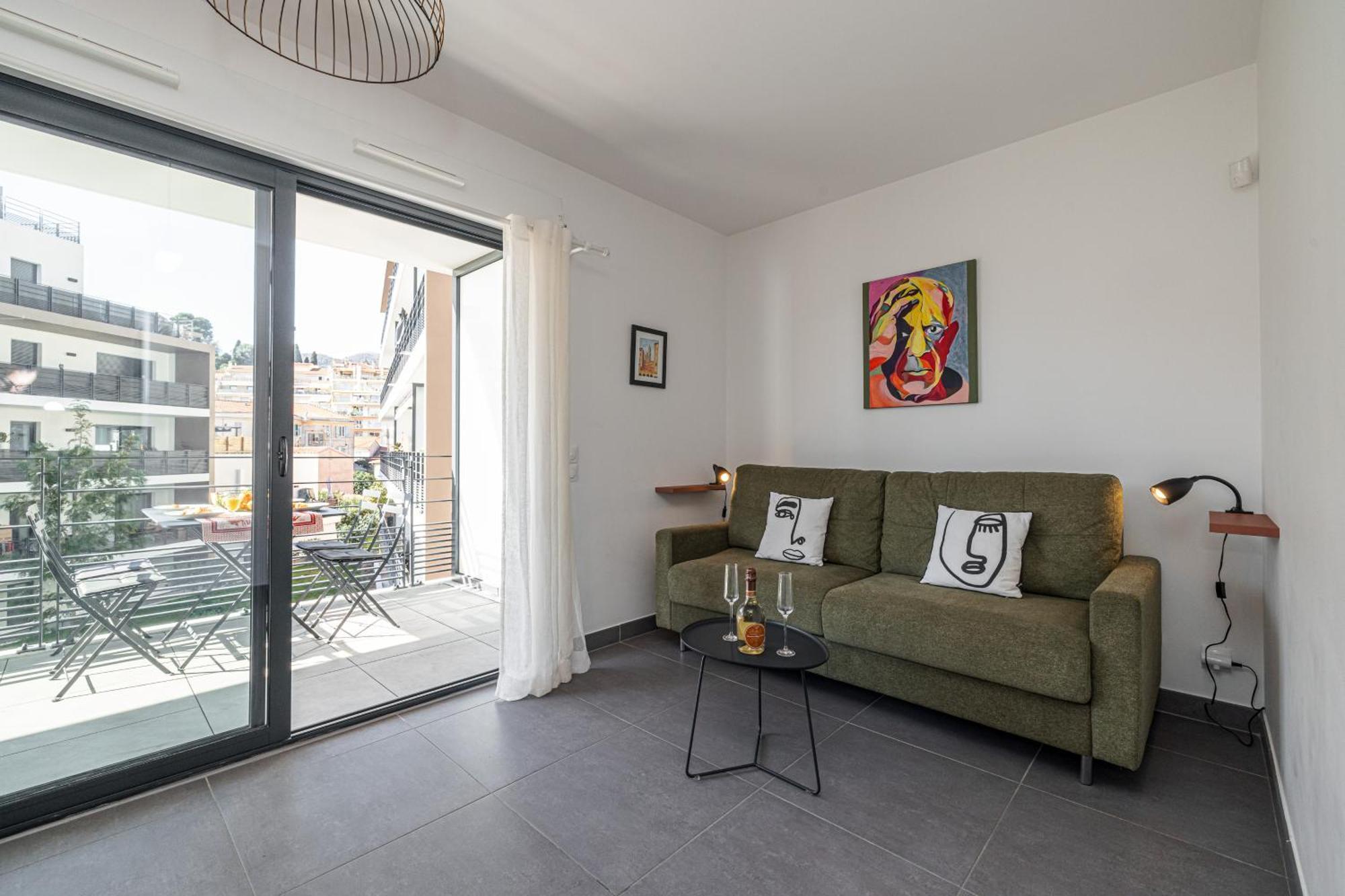 Queen Riviera : Climatisation, Parking, Terrasse Menton Exterior foto