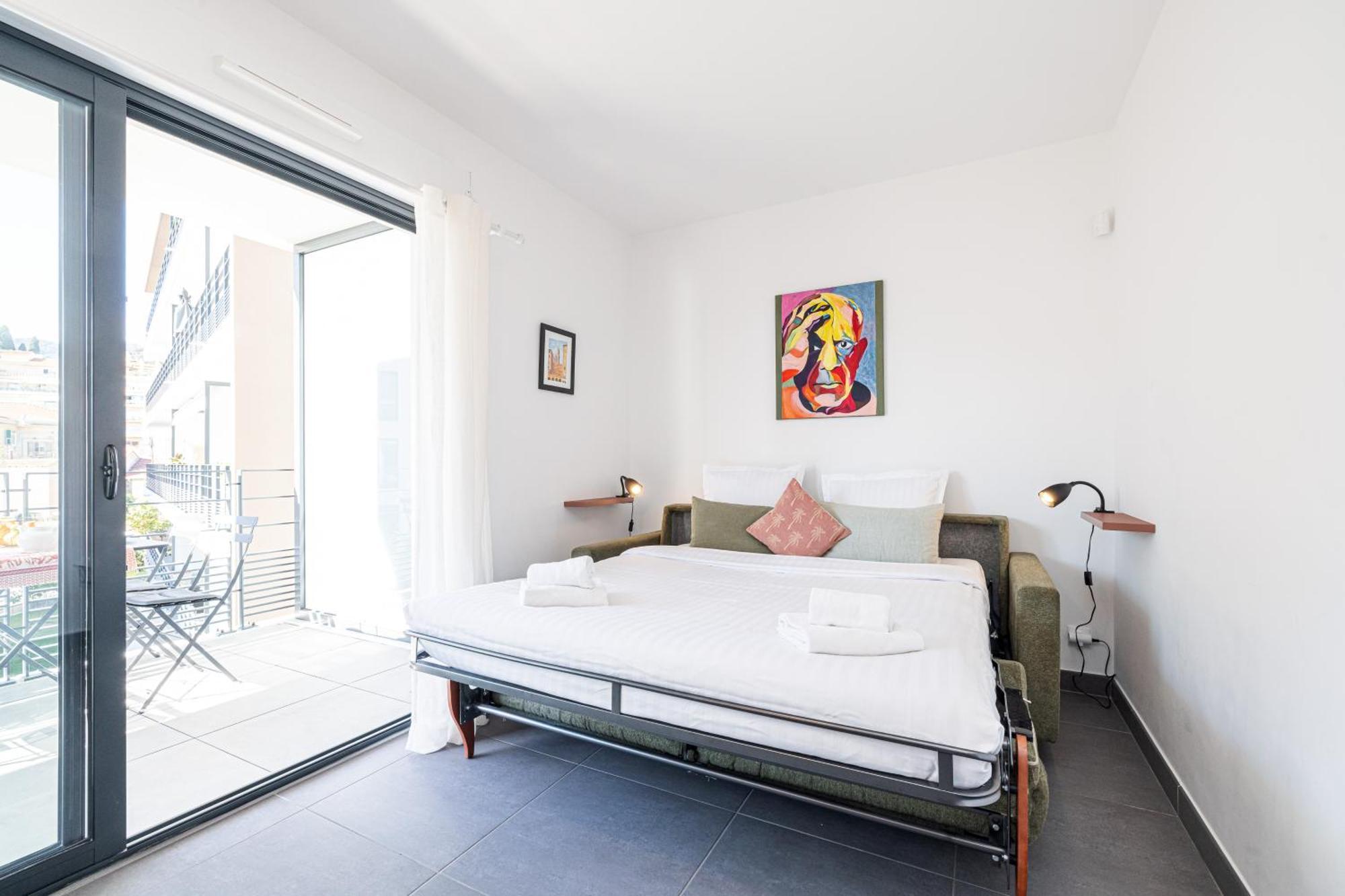 Queen Riviera : Climatisation, Parking, Terrasse Menton Exterior foto